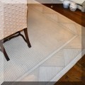 DR01. Contemporary cream-colored rug. 
